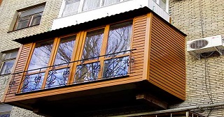 Внешняя отделка балкона Балаково цена от 1044 руб. м/2.